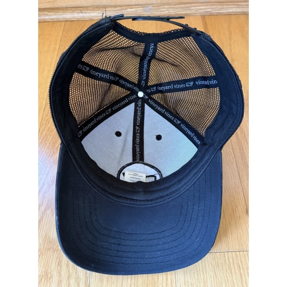 Vineyard Vines Hat Mens Black Camouflage Trucker Mesh Snapback Adjustable